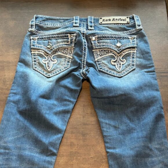 Rock Revival Bambi Capris Sz 25 - Picture 7 of 10